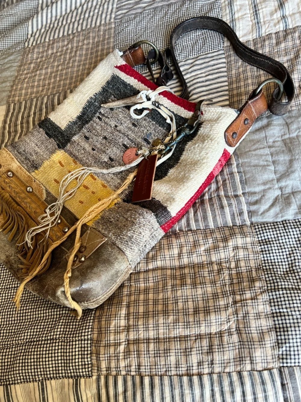 Ralph Lauren Collection Vintage Navajo Hobo Bag - Picture 7 of 17